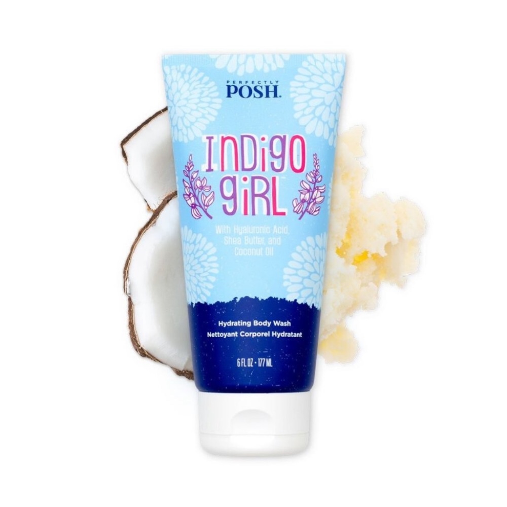 Perfectly Posh INDIGO GIRL~ hydrating body wash- Factory Sealed product